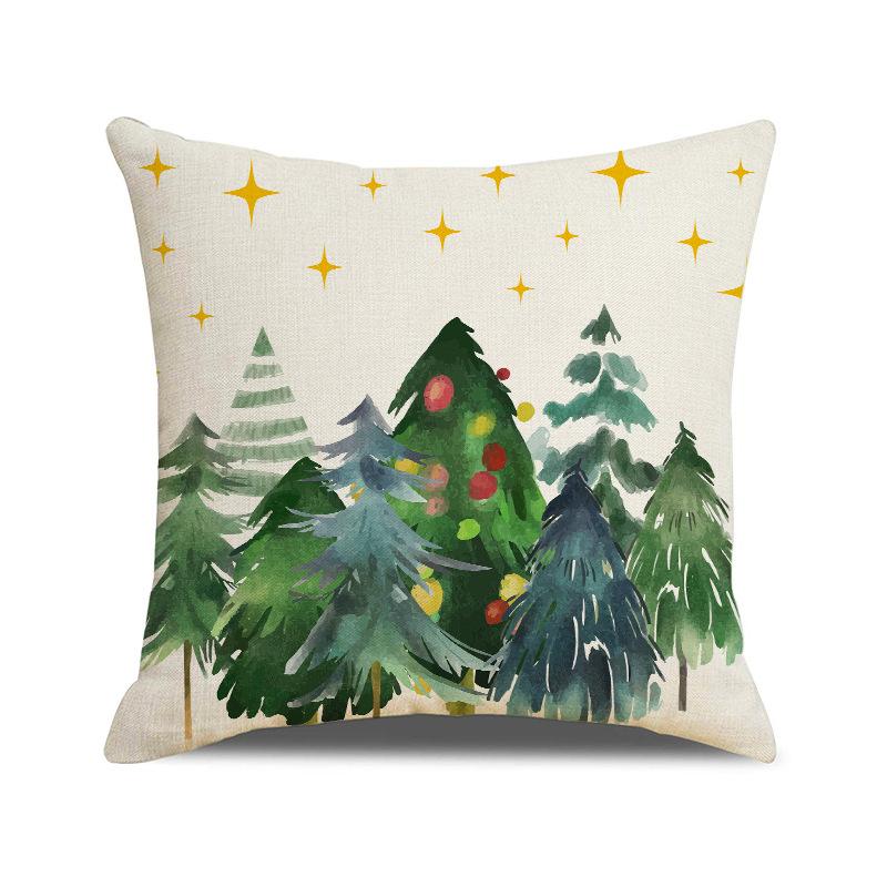 Nordic Simple and Versatile Sofa Cushion New Christmas Party Decorative Pillow Case Letter Print Cushion Cushion