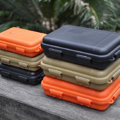 Outdoor Shockproof Waterproof Boxes Survival Airtight Case Holder For Storage Matches Small Tools