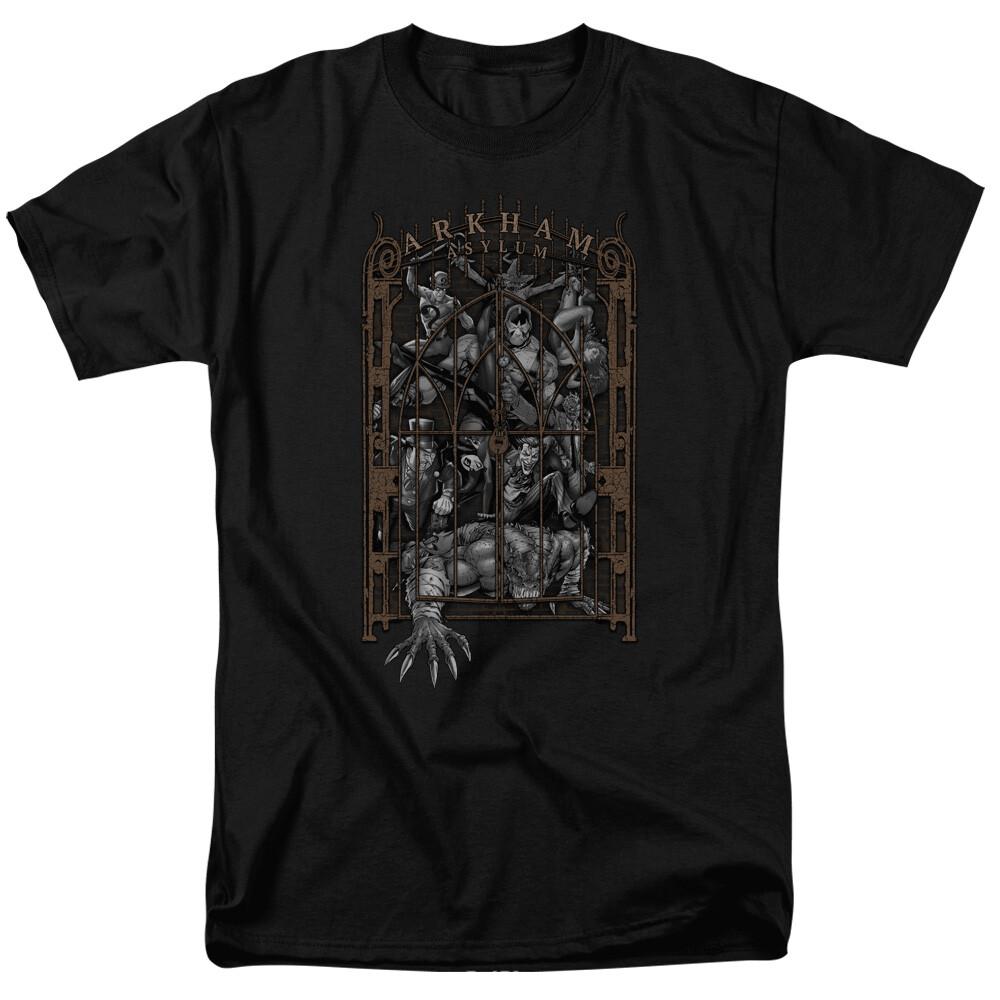 Batman Arkhams Gate T Shirt Robin Licensed Comic Book Tee Black M