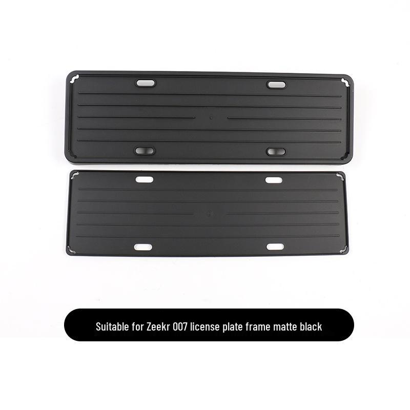 Zeekr 007 Carbon Fiber License Plate Frame - New Energy Green Protection Trim