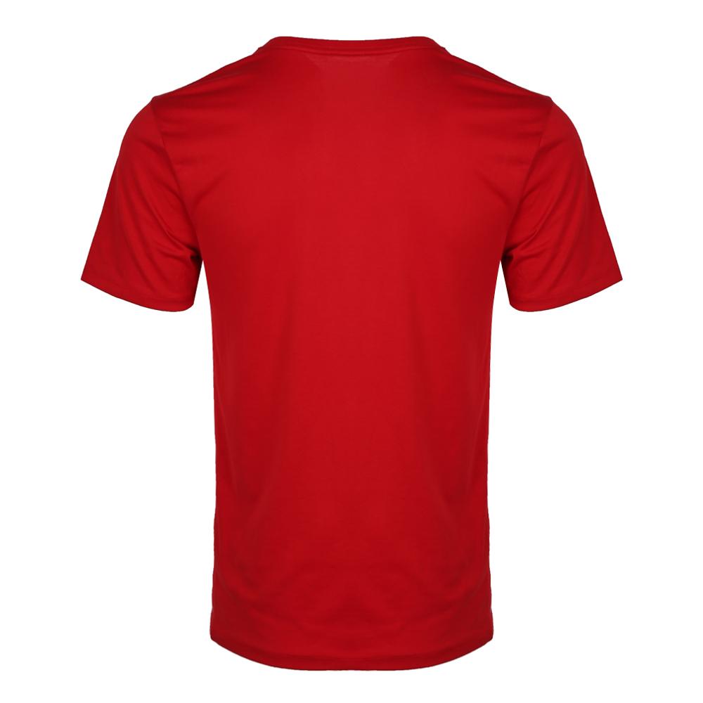 Nike Casual Solid Color Breathable Sports Short Sleeve T-Shirt Men Tops Red 743034-611