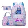 Kpopn Witch Hunter Backpack Elementary School School Style School Bag Travel Backpack Three-Piece Set