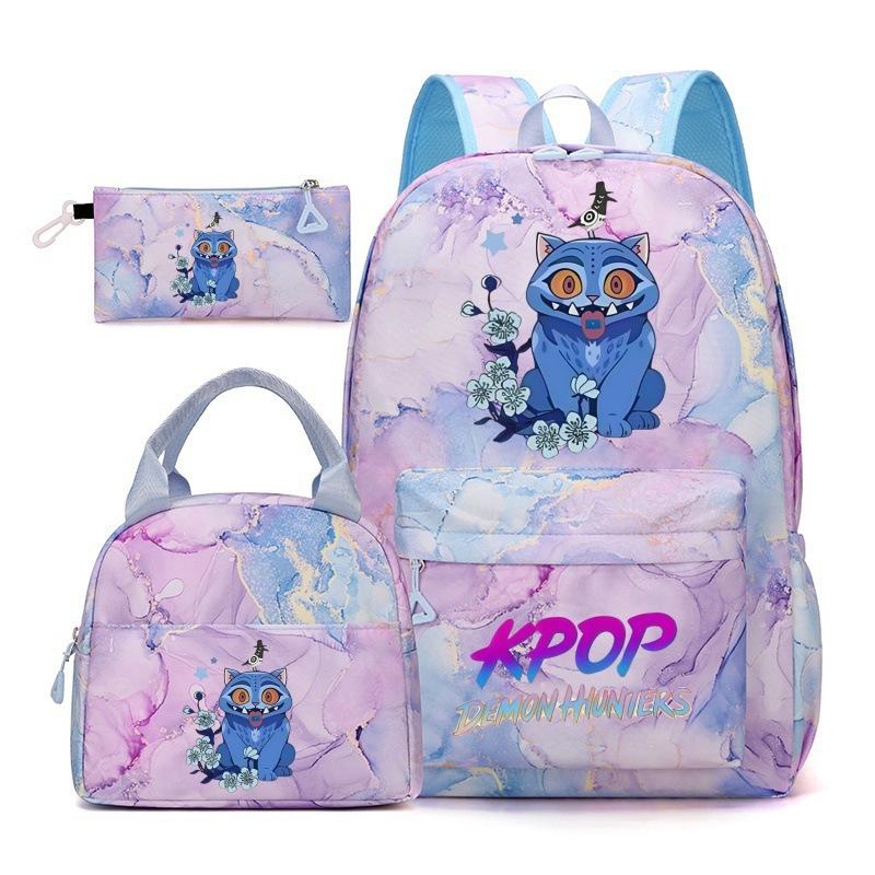 Kpopn Witch Hunter Backpack Elementary School School Style School Bag Travel Backpack Three-Piece Set