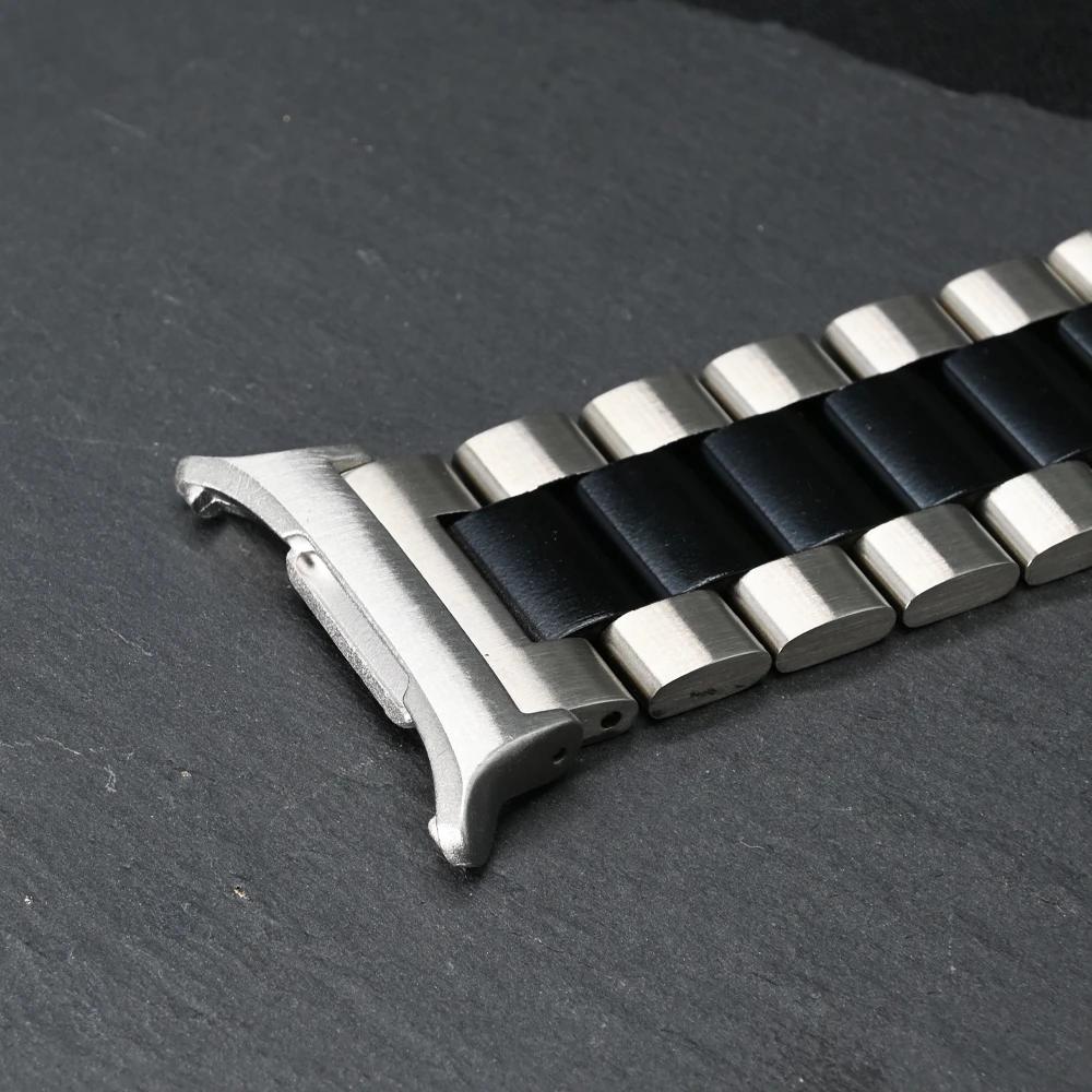 No Gaps Stainless Steel Strap for Samsung Galaxy Ultra Watch 47mm Luxury Metal Band for Galaxy Ultra 47mm Replaceable Wristband