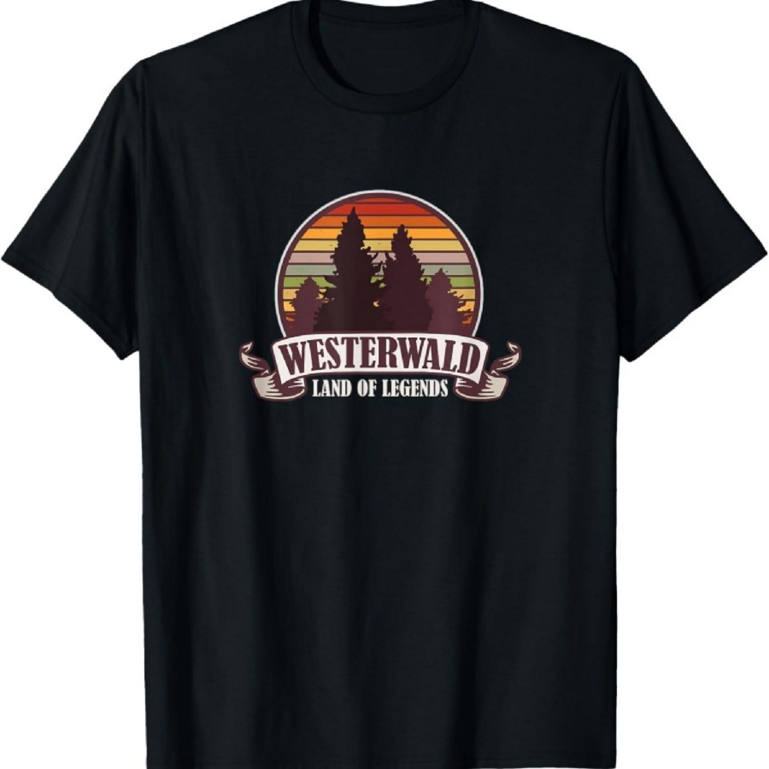 Westerwald Land of Legends Vintage T-Shirt XXXXXL чёрный