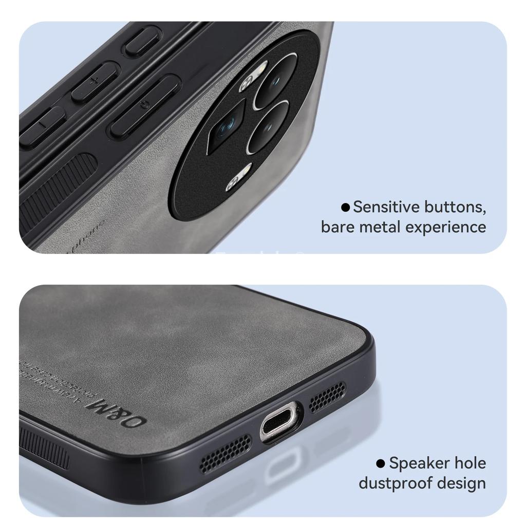 Nubuck Leather Magnetic Case for Realme GT 8 Pro GT8 Protective Cover Shockproof Back Shell Coque Capa Fundas