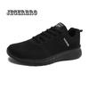Summer Men Mesh Running Sneaker Lace-up Fitness Sport Light Comfortable Breathable Black Walking Shoes Tenis Size 38-45