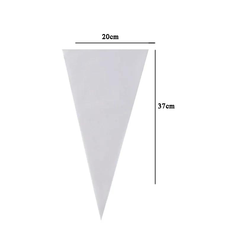 100pcs Disposable Pastry Bag Cream Decoration Baking Accessories Icing Piping Cream Nozzle Fondant Cake Decorating Pastry Tools