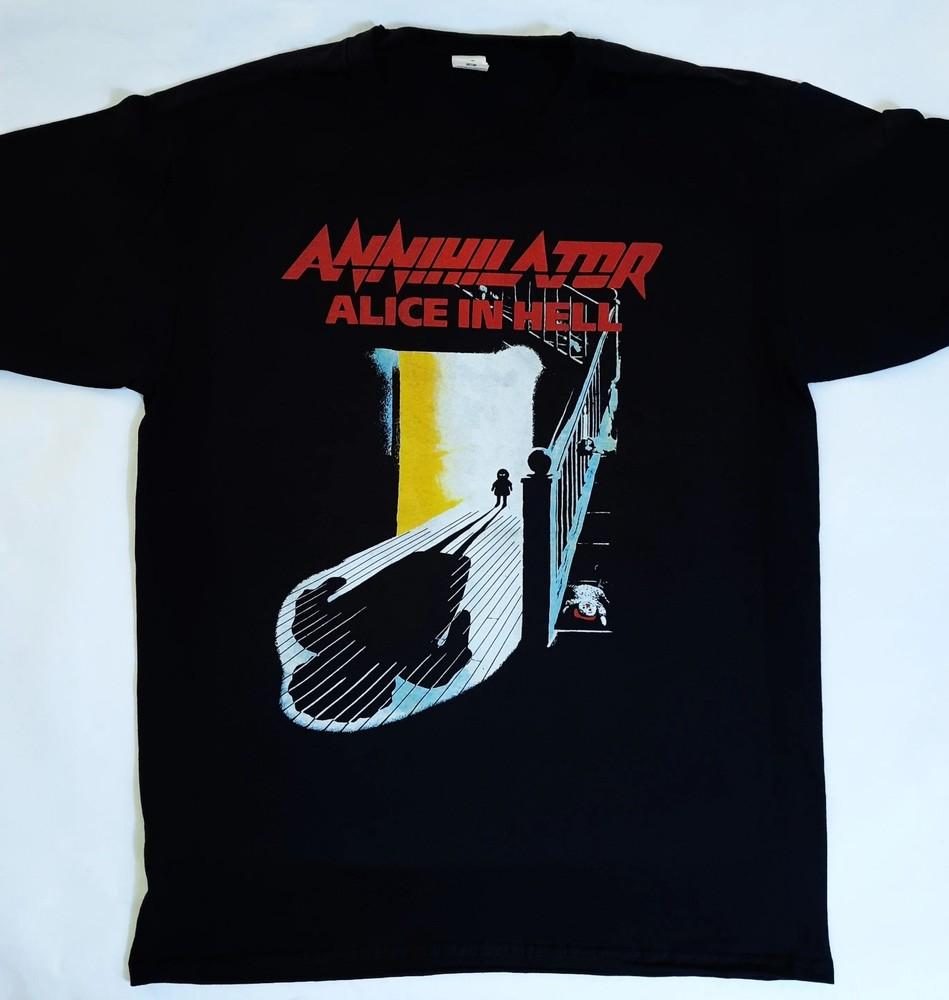 New Annihilator Alice in Hell Cotton Unisex S-5XL Shirt MD235 Unisex T-Shirt L