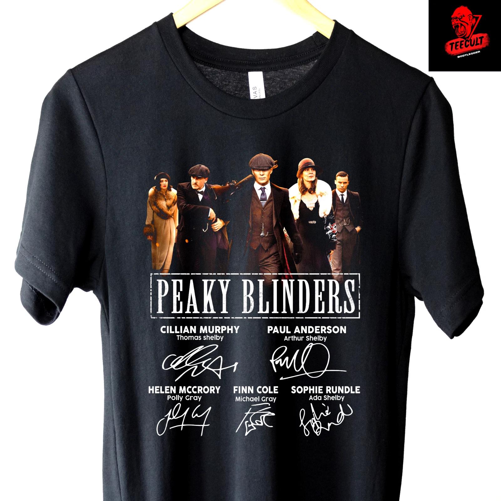 Men s and Women s T-shirts Peaky Blinders | Tommy Shelby Cult TV Series Unisex Cotton XL