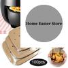 Square Air Fryer Paper Disposable Air Fryer Parchment Paper Liners Non-Stick Steamer Liners For Oven Microwave Steaming Basket
