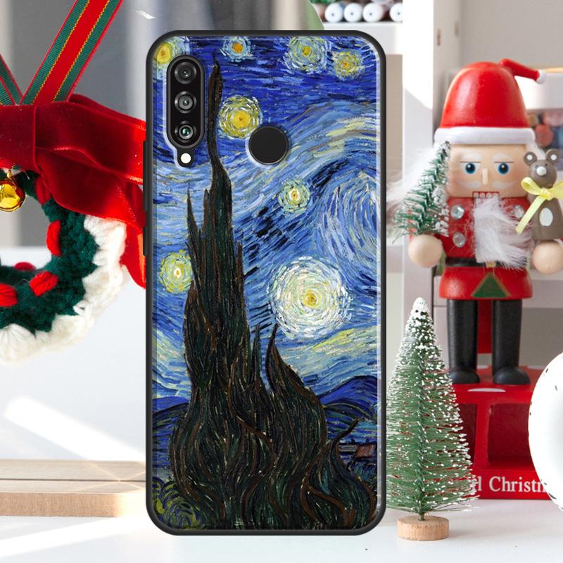 Van Gogh Starry Sky For Huawei Nova 5T 9 10 SE 7i 8i 11i 12i Y73 Y72 Y61 Y91 Y60 Y70 Y90 P20 P40 P30 Lite Case