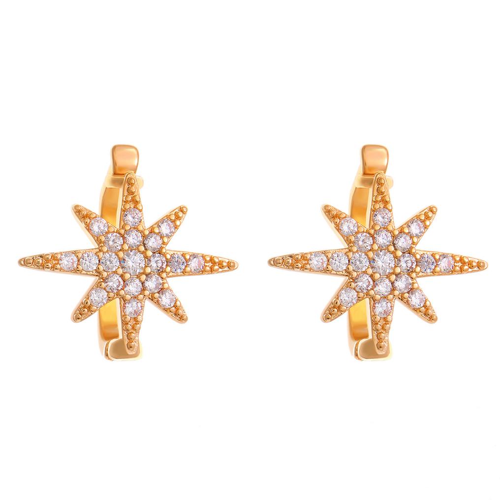 Unique Star Shape Earphone Cuff Not Piercing Earphone Clip Simple Earphone Jewelry Suitable for Various Occasion
