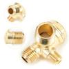 3 Port Check Valve Zinc Alloy Male Thread Connector Tool For Air Compressor