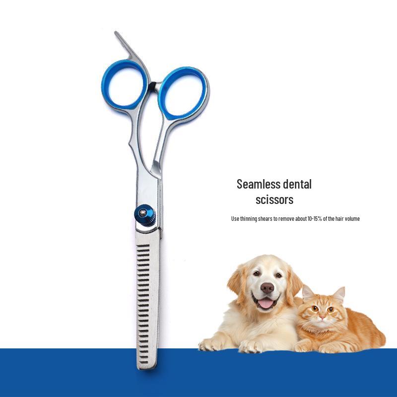 Professional Pet Grooming Scissors Set: Curved Dog Hair Trimming Scissors