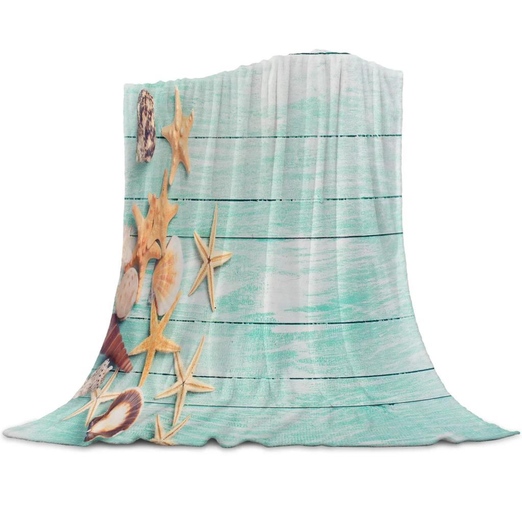 Turquoise Blue Flannel Fleece Throw Blankets Luxury Turquoise Blanket for Living Room Bedroom Sofa Couch Warm Soft Bed Blankets