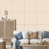 Wallpaper Fabric Pattern Cream, Top Cream for Living Room and Bedroom 50x1000