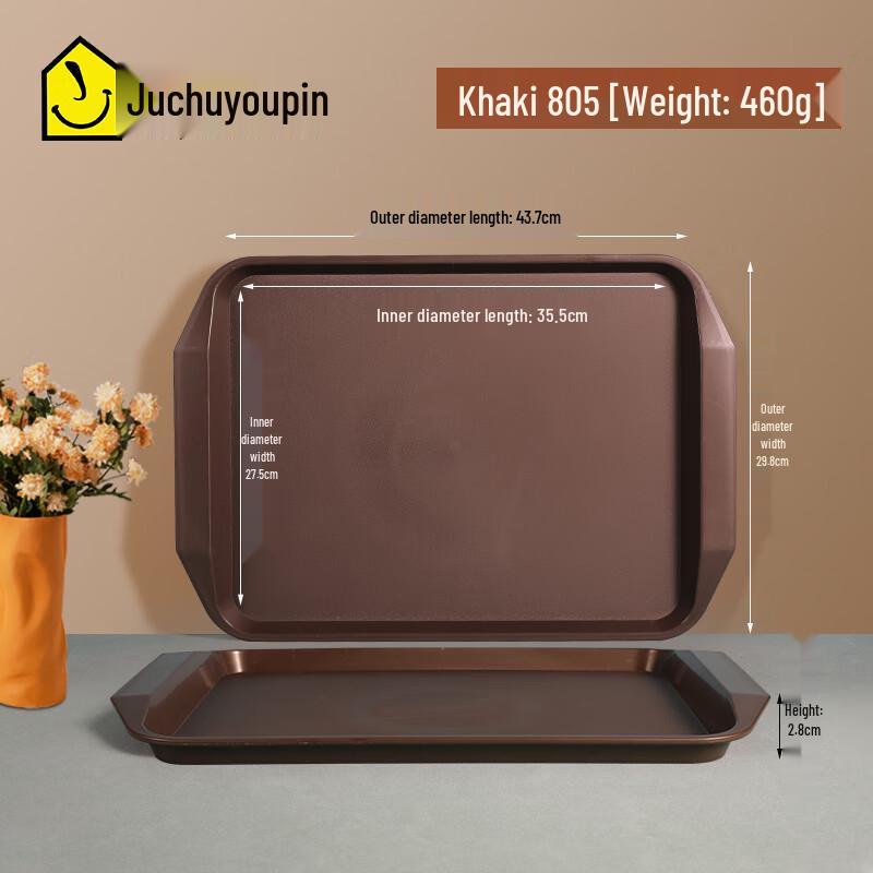 Rectangular Plastic Serving Tray