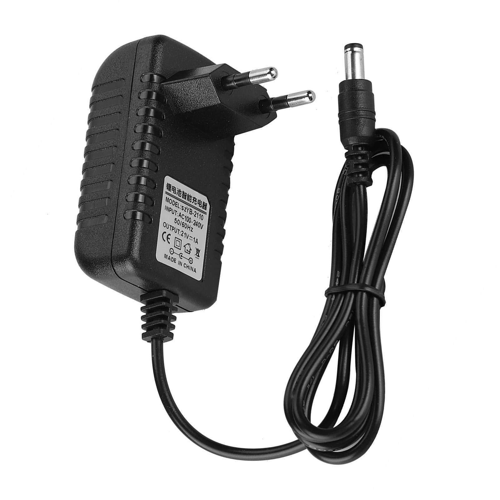 

Адаптер зарядного устройства Li-ion с толстым медным сердечником 21 В 1 А Адаптивное зарядное устройство для литиевых батарей