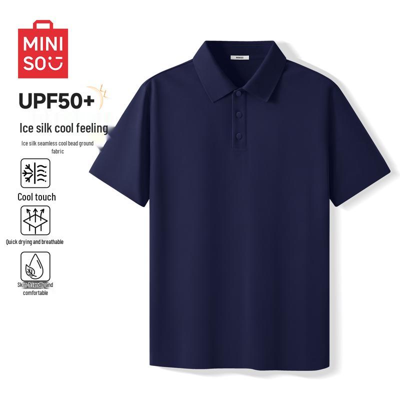 MINISO Men s Ice Silk Breathable Polo Shirt 3XL