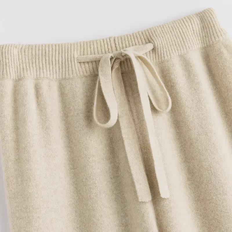 Women's High-Waist Wool Wide-Leg Pants - Autumn & Winter Drape Style
