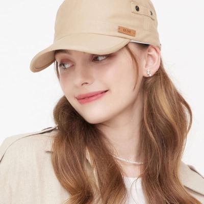 ULUK Essential Leather Patch Military Cap 3 Colors