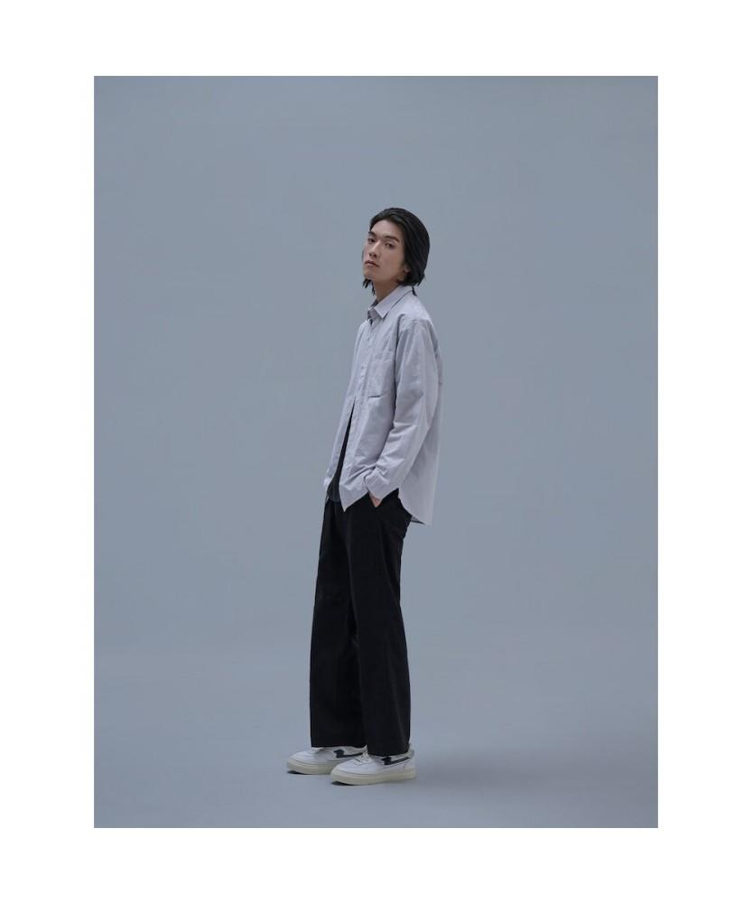 SHIFT.G Solid Cloud Shirts Light Gray