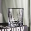 200ml Transparent Household Drinkware 2pcs Set Creative Thick Bottom Whiskey Glass Cocktail Brandy Foreign Wine Glasses Beer Cup