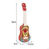 Simulation Ukulele Toy Acoustic Early Educational Tunable Cartoon 4 Strings for Kids Girls