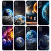 Erdsterne Weltraum Handyhülle Für Samsung Galaxy A12 A52S A42 A32 A22 A51 A50 Note 20 Ultra 10 S10 Plus A71 A70 A31 A30 A10S Gala