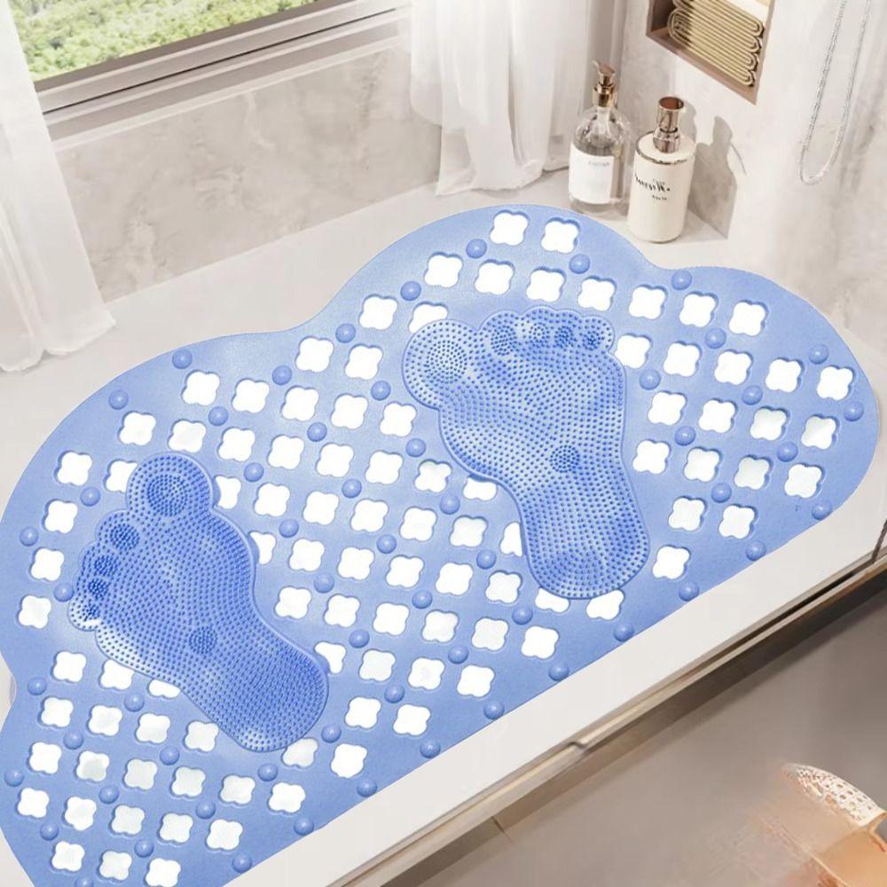Machine Washable Shower Non-Slip Mats Waterproof Floor Mat Soft Bathtub Mat Children