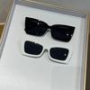 New Fashion Square Small Frame Sunglasses Men and Women Simple Street Photography Sunglasses Outdoor Anti Glare Glasses