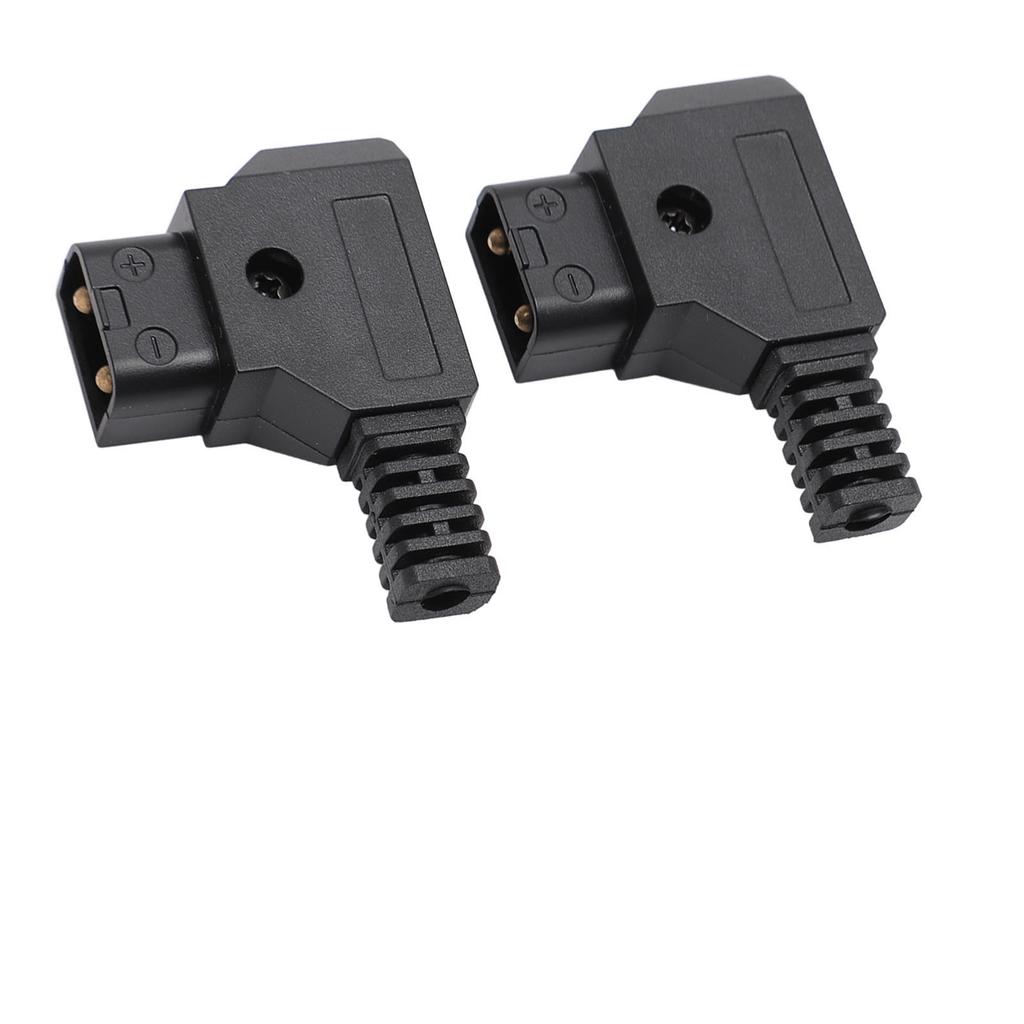 2pcs Male D Tap Connector Plug Kit for V Mount V Lock Battery DSLR Camera Battery Gold Mount Battery Camera Monitor