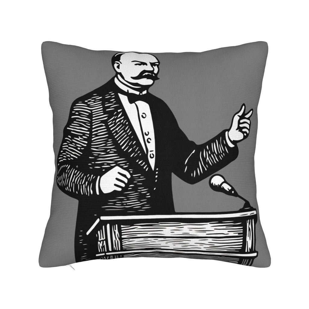 Lenin Joseph Stalin Pillow Case  Morden Pillow Cover Comfy Pillowcases For Chair Sofa Home Decor