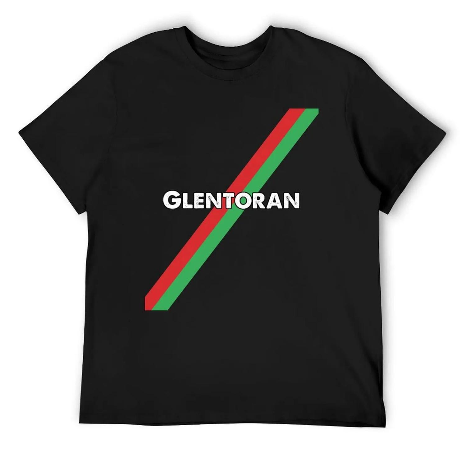 

glentoran vintage T-Shirt vintage clothes summer 2025 blue archive quick-drying t shirts for men cotton XXXXXL різнокольоровий