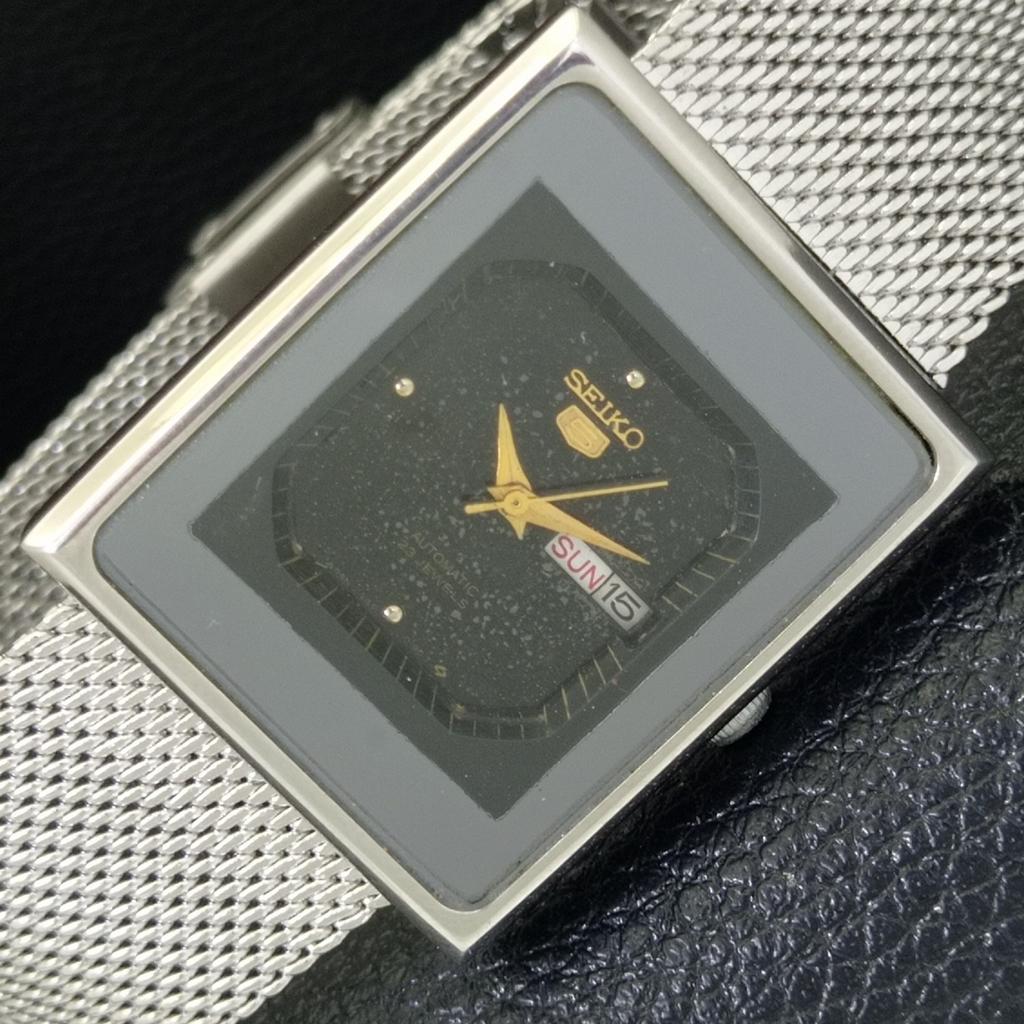 

ЯПОНИЯ ВИНТАЖ SEIKO 5 АВТОМАТ 2906A МУЖСКИЕ ОРИГИНАЛЬНЫЙ ЦИФЕРБЛАТ ЧАСЫ a704295-1 R213i-a704295