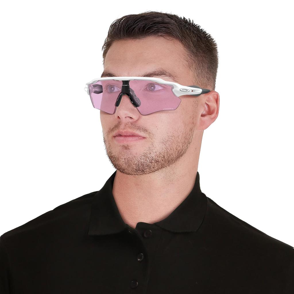 Oakley Radar EV Path OO9208 MotoGP Motegi Limited Edition Sunglasses Men Size 38 White Frame Pink Lens