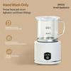 Electric Glass Milk Frother with Heating Function for Thick Froth