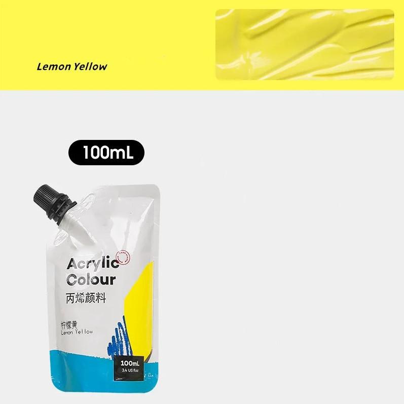 

Самонесущая сумка 100 мл, водонепроницаемые акриловые краски, портативная маленькая упаковка, сумка для дополнений к краскам, студийные принадлежности для занятий искусством