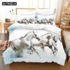 Set Biancheria da Letto 3D Il Cavallo Set Copripiumino con Federa Singolo Matrimoniale Queen King Biancheria da Letto