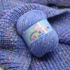 Velvet Milk Cotton Yarn Ball for Infant Sweaters & Crochet Shoes DIY Kit