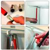 plumber wrench set 817mm with six socket sizes 8 to 17mm for For Tight space plumbing projects at home or work