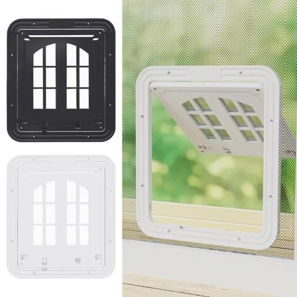 Self-Closing Dog Screen Door Reinforced Dog Sliding Door Screen Pet Lockable Screen Door  Patio