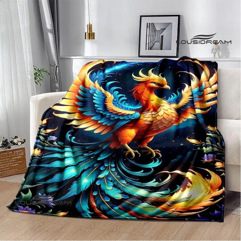 3D Phoenix printed blanket Flannel Warm blankets Soft and comfortable blanket bed linings cubre cama Birthday Gift