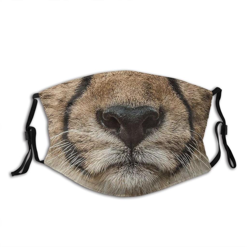 Animal Mask Funny Print Cotton Face Mask With Earloops For All Seasons