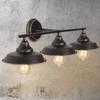 3 Light Vintage Bedside Antique Wall Mount Light Wall Sconce Fixture Bathroom Vanity Light Industrial Indoor Wall Lamp