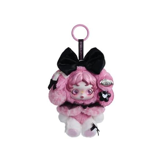 [POP MART Official Store] SKULLPANDA  MY MELODY Plush Skull Panda My Melody skullpanda Pop Mart Plush Doll Toy Soft Vinyl Doll Keychain Blind Doll