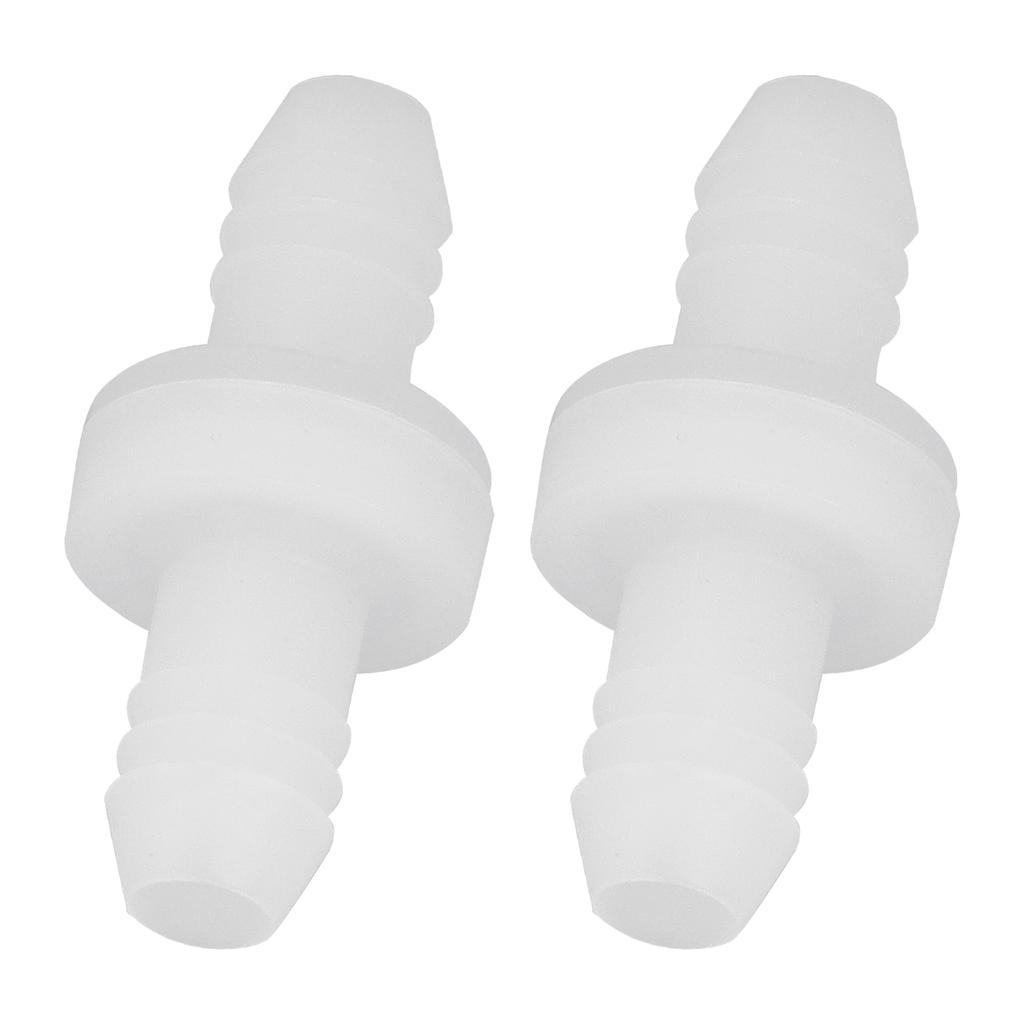 2Pcs Check Valve 3Celsius8in 10mm Plastic 1 Way Water Non Return for Compressor Aquarium Pump Fuel Gas Liquid