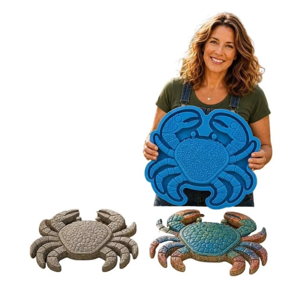 Ocean Animal Silicone Stepping Stone Mold Sea Turtle DIY Pattern Sea Creature Cement Mold Seahorse Handmade