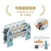 New Wooden Track Railway Accessories Bridge Train Station Tunnel Roadblock Parking Garage Educational Toys for Kids